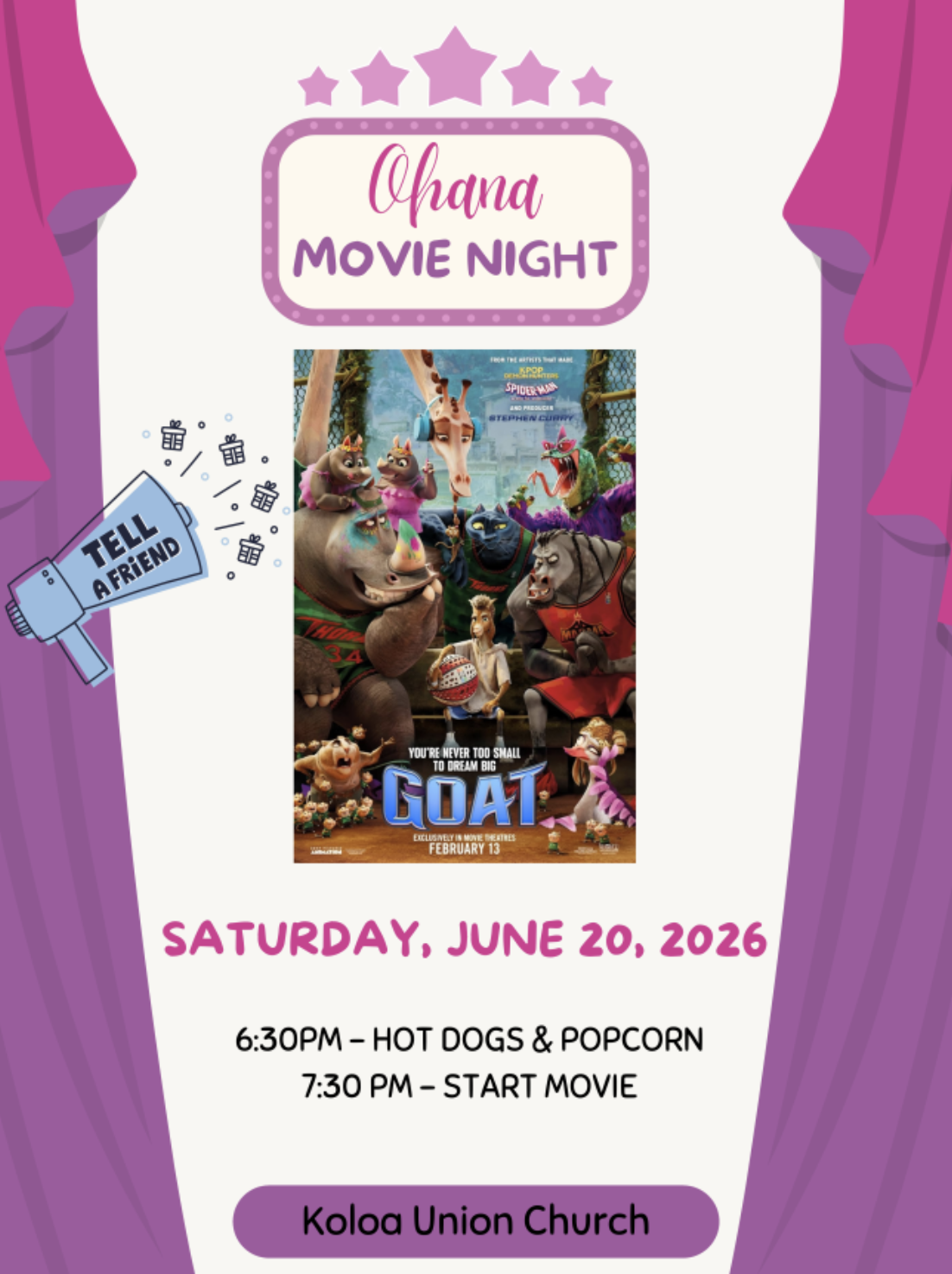 Family Ohana Movie Night
