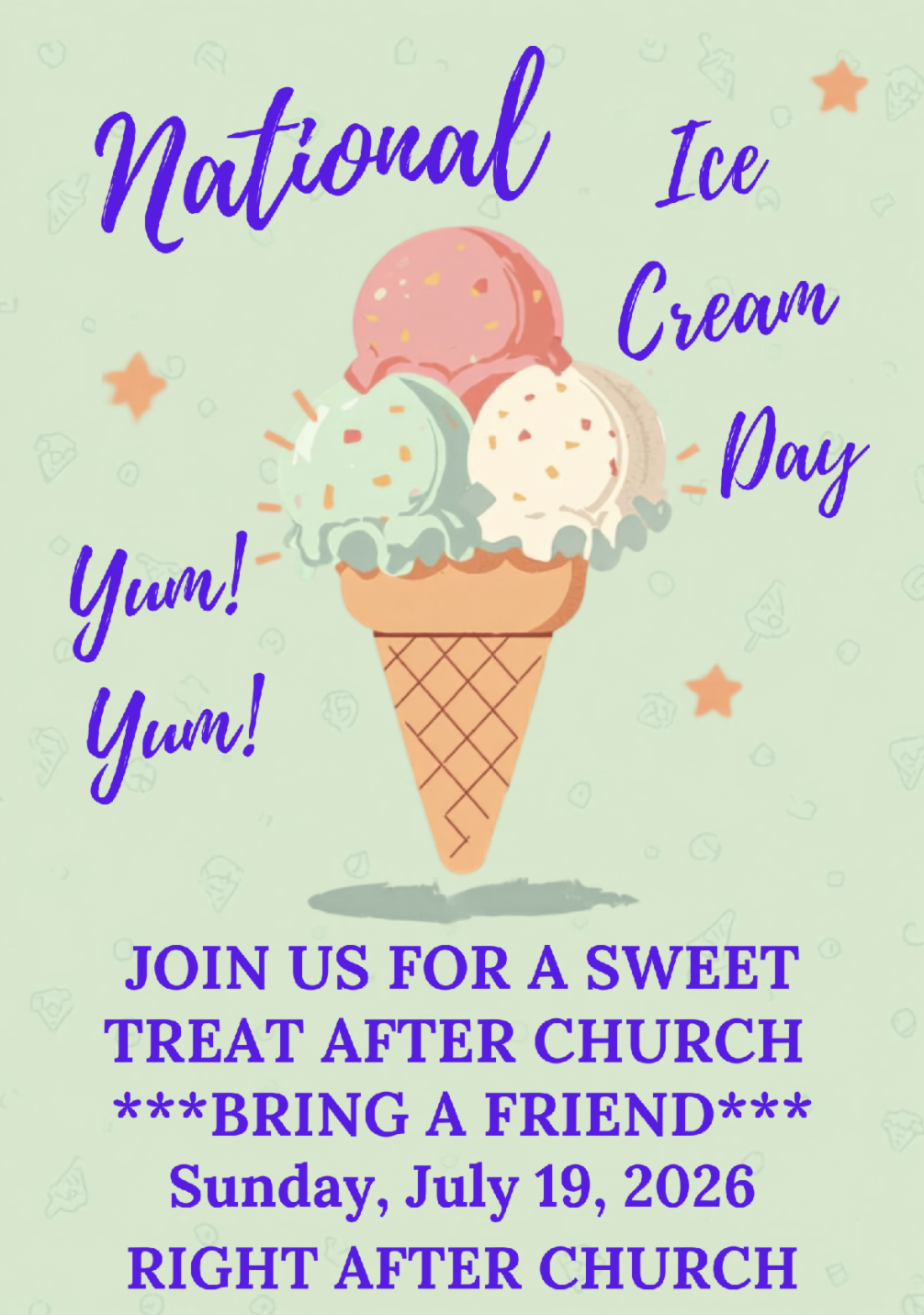 National Ice Cream Day
